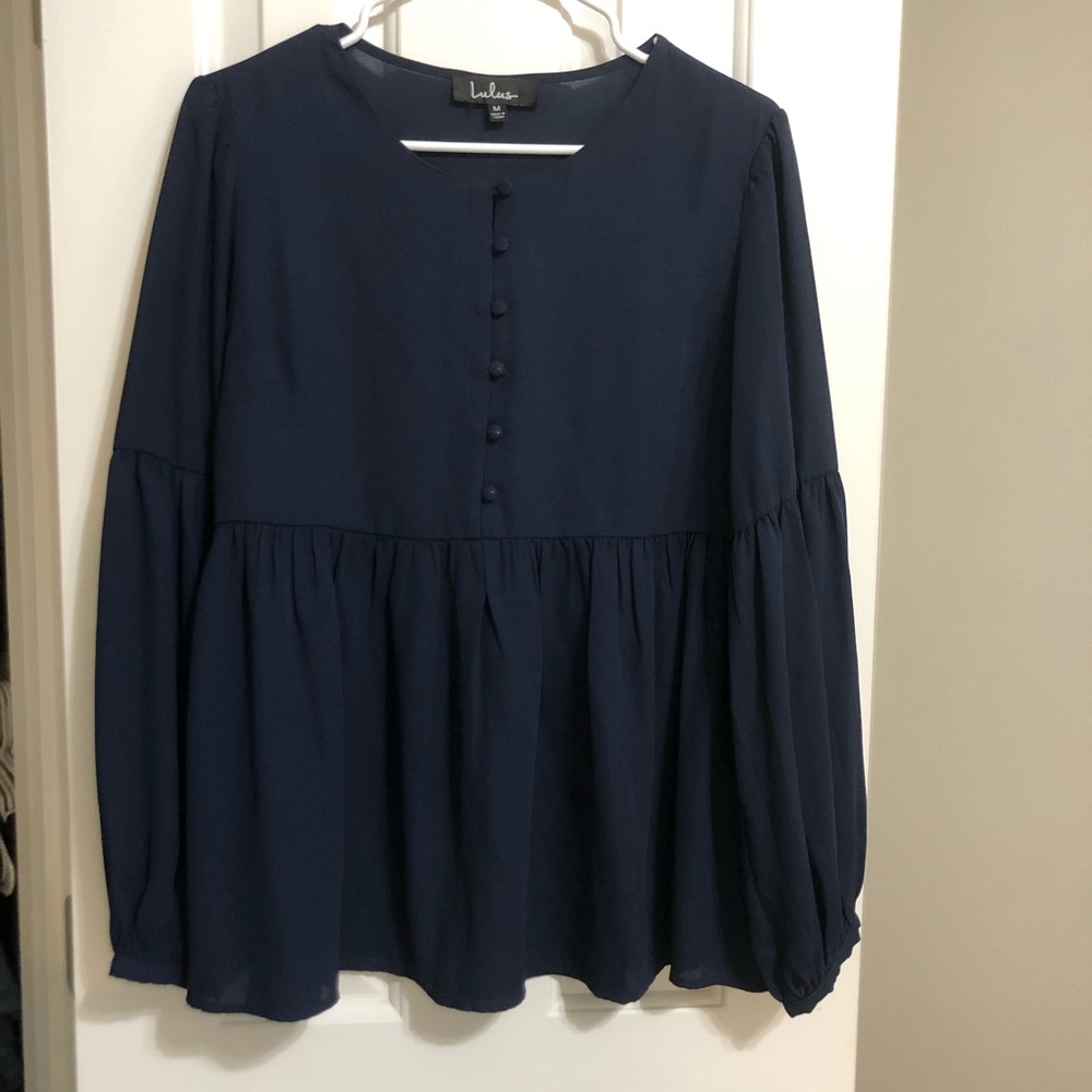 Long sleeve Navy Tunic